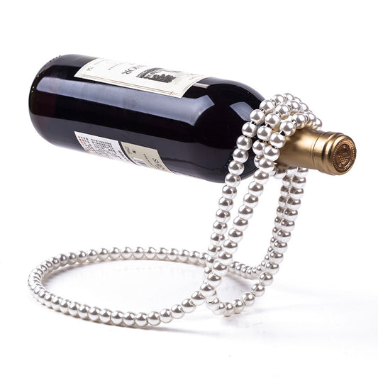Pearl Necklace Stainless Steel Bottle Holder